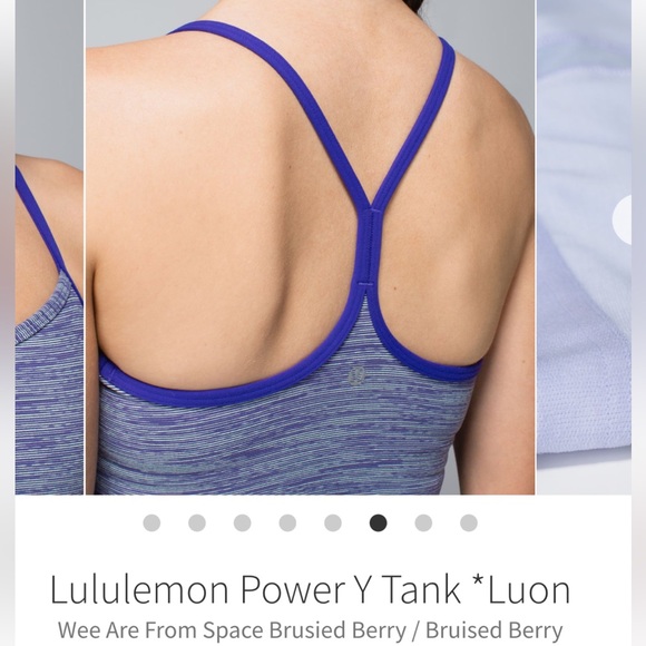 Lululemon Racerback Tank Top Size 8 - Power Y Space Dye - Picture 10 of 10
